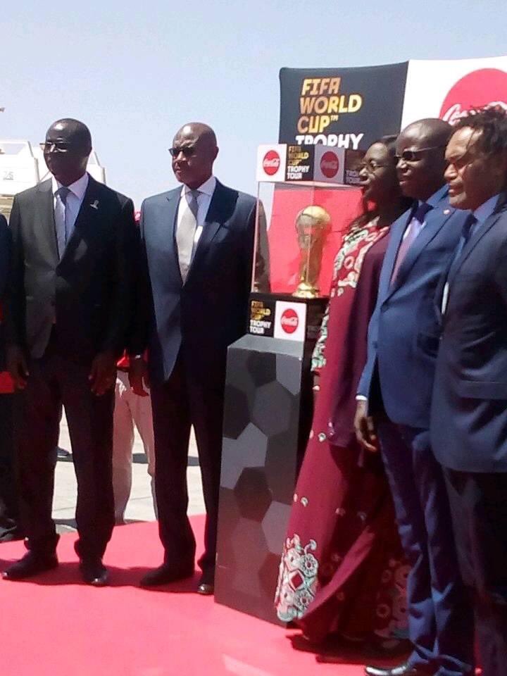 Urgent - Le trophée de la Coupe du monde 2018 est arrivé à Dakar