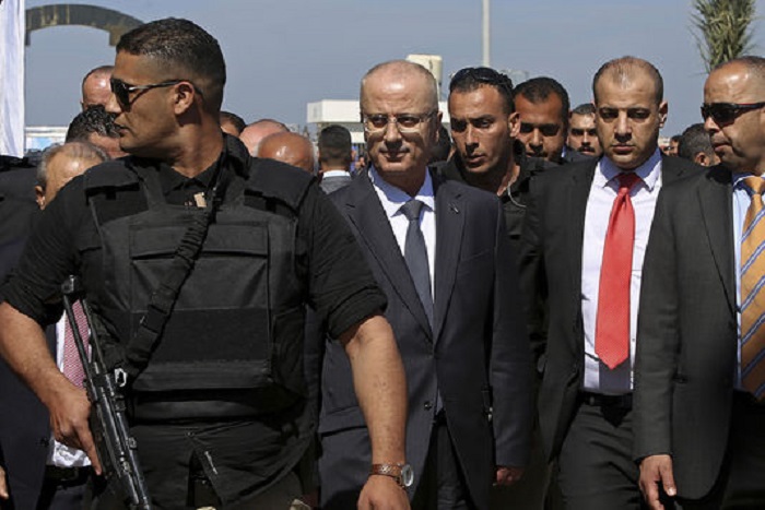 Tentative d’attentat contre le premier ministre palestinien à Gaza