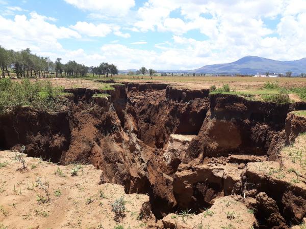 Intempéries et géologie: une route commerciale s'effondre au Kenya