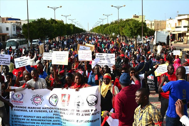 Les enseignants annoncent une grève totale de 72 heures à partir du mercredi 11 avril