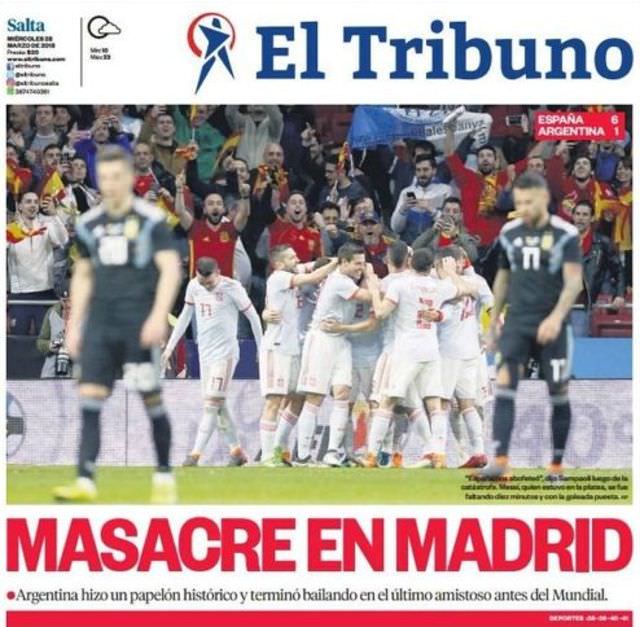 Argentine : la presse découpe l'Albiceleste !