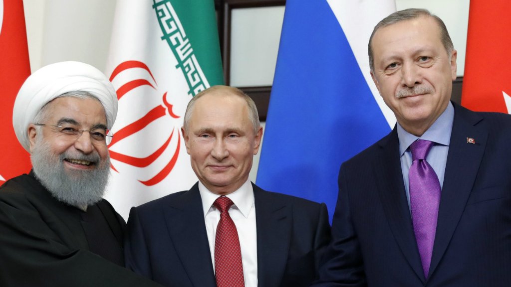 Erdogan, Poutine, Rohani : sommet à trois pour s'entendre sur la Syrie