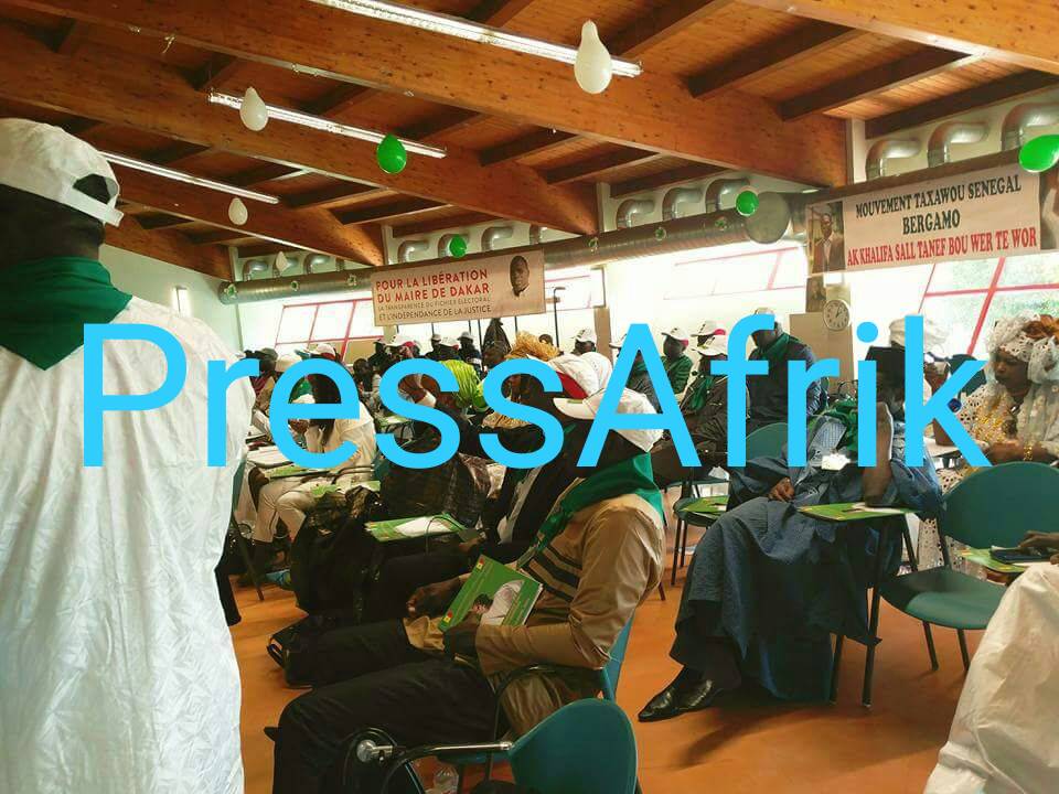 Les images du Forum des mouvements de soutien de Khalifa Sall en Italie