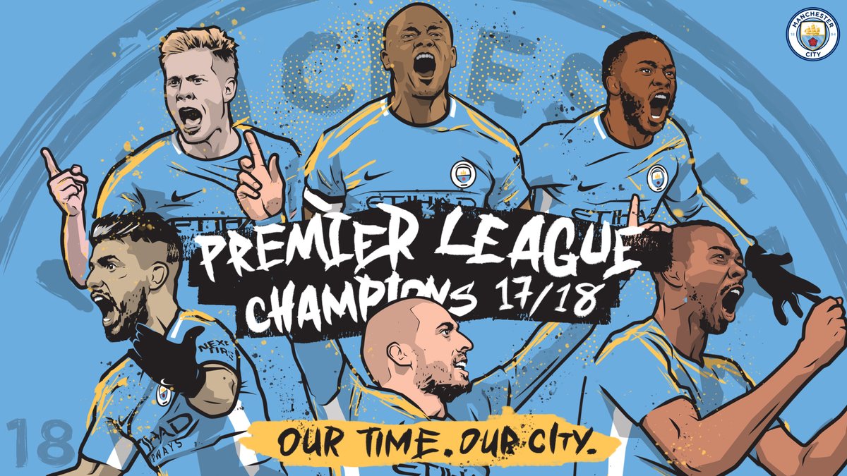 Manchester City officiellement champion d'Angleterre
