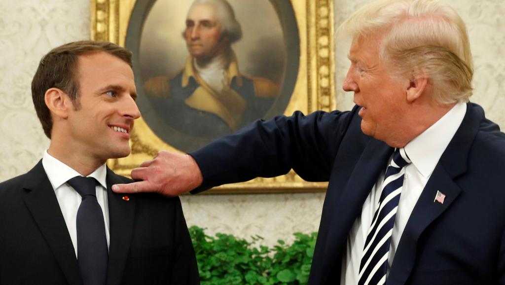 Macron-Trump: beaucoup d’amabilités, quelques piques mais aucune annonce