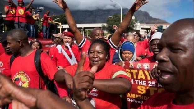 Violentes manifestations en Afrique du Sud