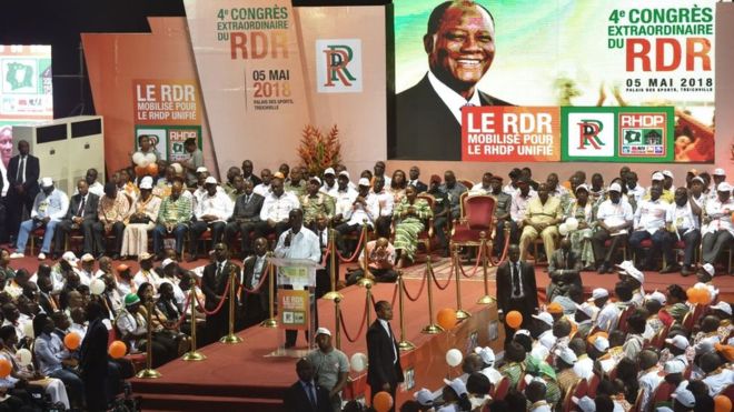 Cote d'Ivoire : le RDR en congrès vers un parti unifié