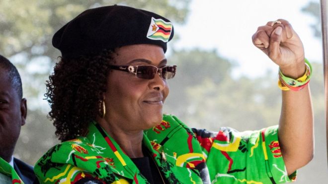 ​L’immunité diplomatique de Grace Mugabe contestée
