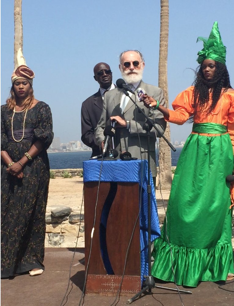 L'inauguration de la "Place de l'Europe" sur l'île de Gorée choque les internautes sénégalais
