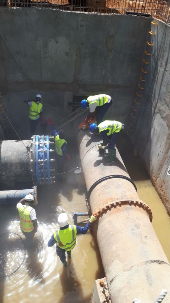 Coupure d'eau à Dakar : Les images du chantier en cours à Keur Momar Sarr