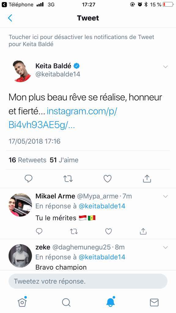 Liste de Aliou Cissé pour le Mondial : les "Lions" réagissent sur Twitter