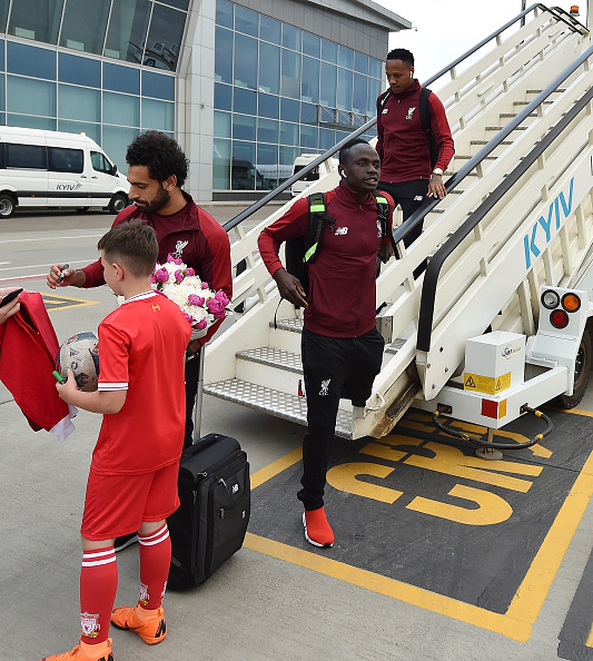 Sadio Mané et Liverpool sont arrivés à Kiev...Regardez les images