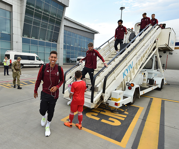 Sadio Mané et Liverpool sont arrivés à Kiev...Regardez les images