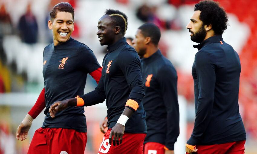 Le Onze de départ de Liverpool avec le trio Mané-Salah-Firminho