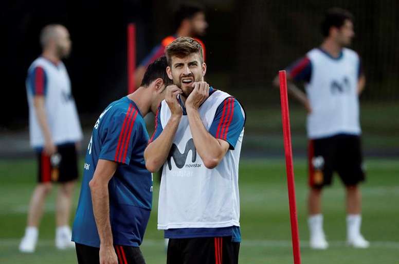 Espagne : Piqué abandonne l'entraînement pour des douleurs