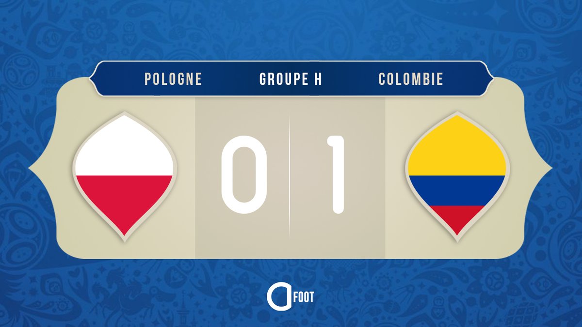 La Colombie ouvre le score (1-0)