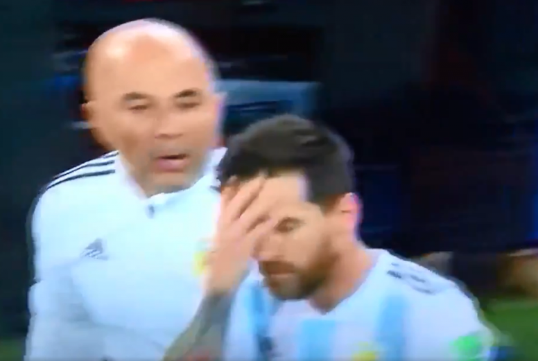 Quand Sampaoli demandait l'avis de Messi pour faire entrer Agüero
