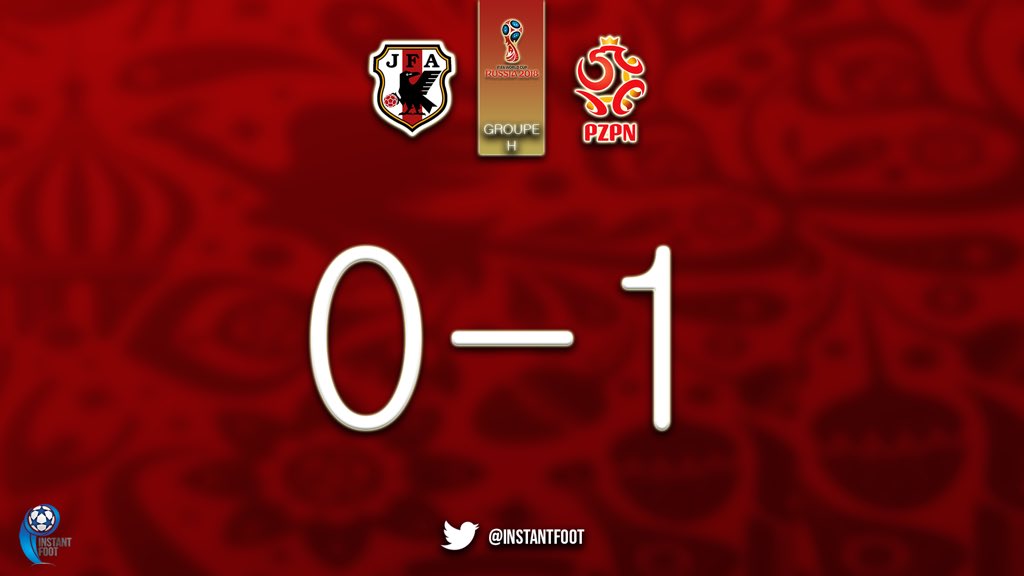 La Pologne ouvre le score contre le Japon (1-0)