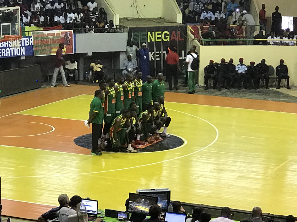 Éliminatoires Mondial 2019 : Sénégal mené 19-18 par la Centrafrique (1er 1/4-temps)