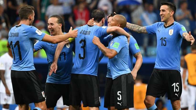 VIDEO : les Uruguayens accueillis en héros