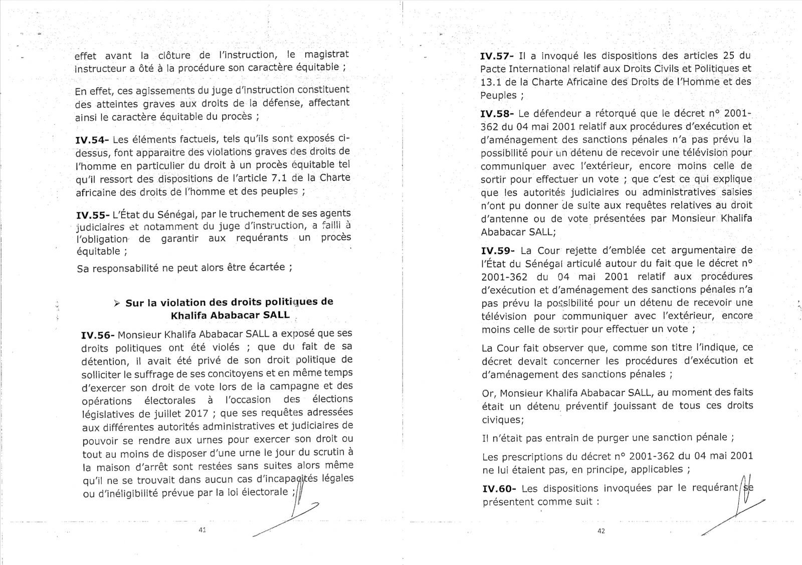 Découvrez l'intégralité de l'arrêt de la Cour de justice de la CEDEAO 