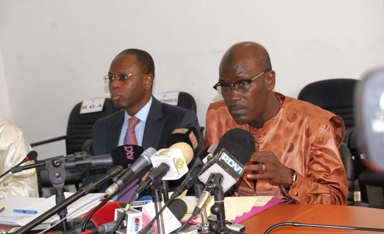 Seydou Guèye en conférence de presse ce vendredi