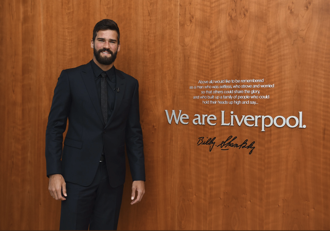 Liverpool fait d'Alisson Becker le gardien le plus cher de l'histoire