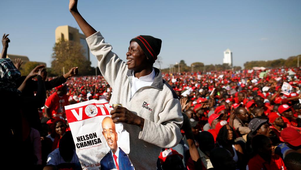 Veille de présidentielle et de législatives au Zimbabwe