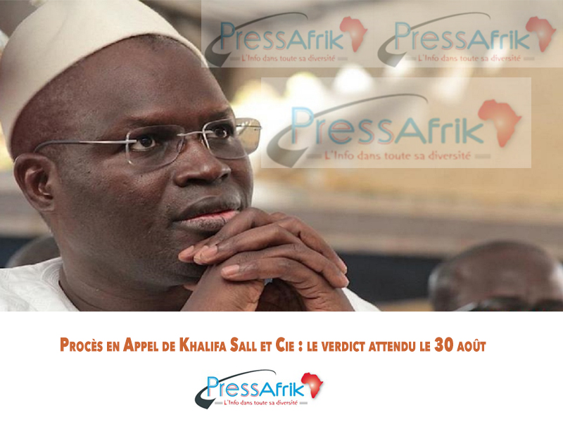 Procès en Appel de Khalifa Sall et Cie : le verdict attendu le 30 août