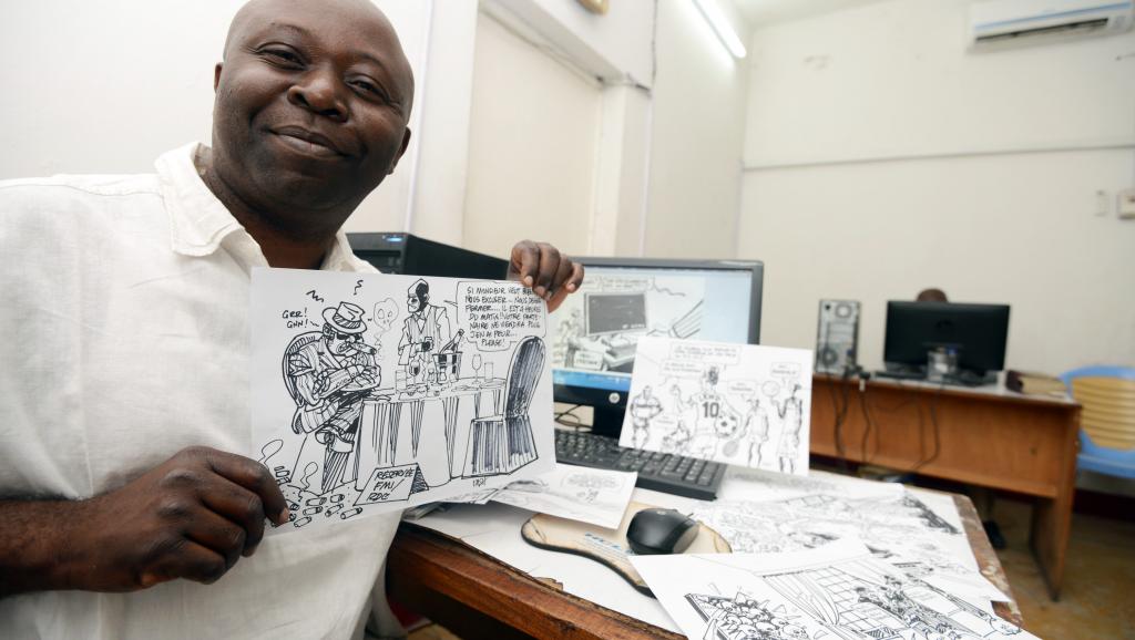 RDC: «La scène politique est un grand cirque» pour le caricaturiste Thembo Kash