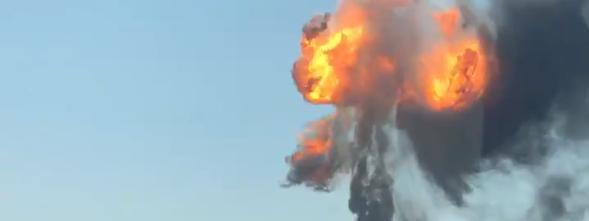 ​VIDEO. Italie : une explosion provoque une énorme boule de feu dans le ciel de Bologne