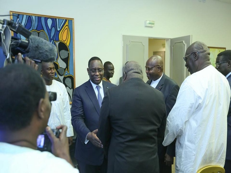 Vivez les images de la rencontre entre Macky Sall et Alioune Badara Cissé