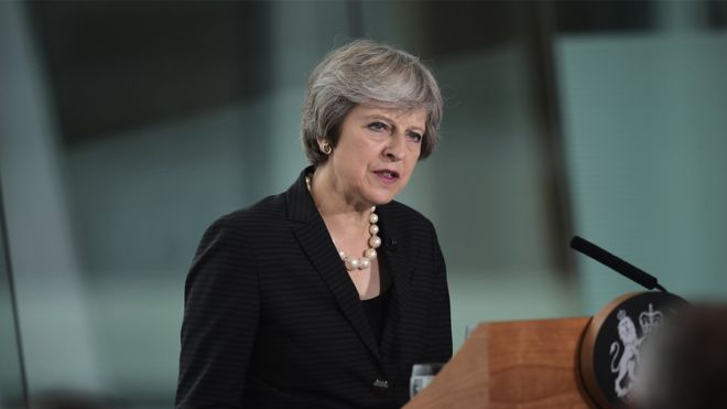 ​Theresa May en Afrique