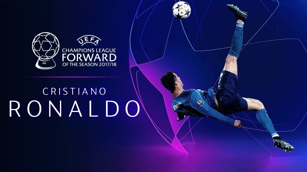 Cristiano Ronaldo sacré Attaquant de la saison en Champions League