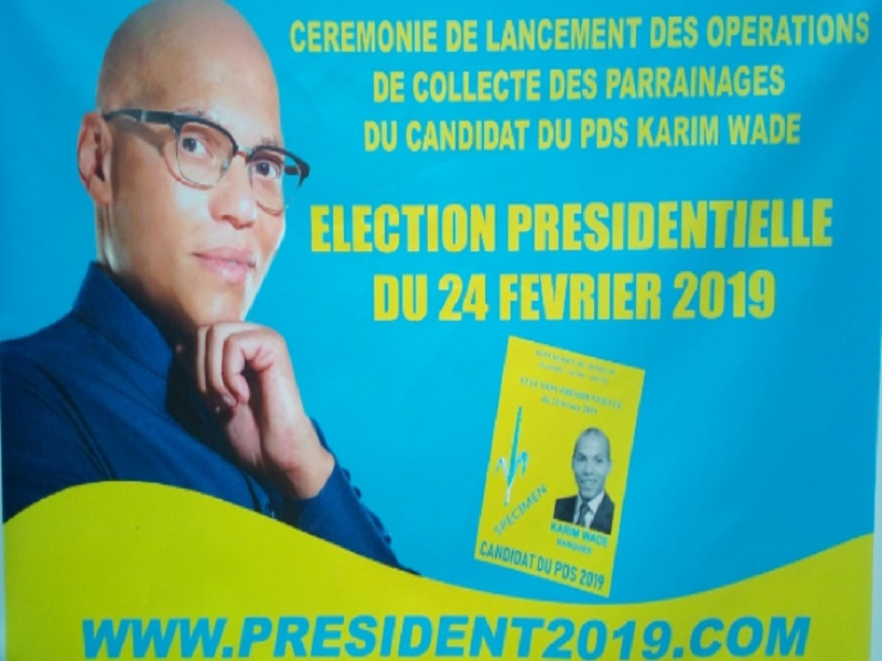 Présidentielle de 2019 : Karim Wade lance sa campagne de parrainage ce samedi