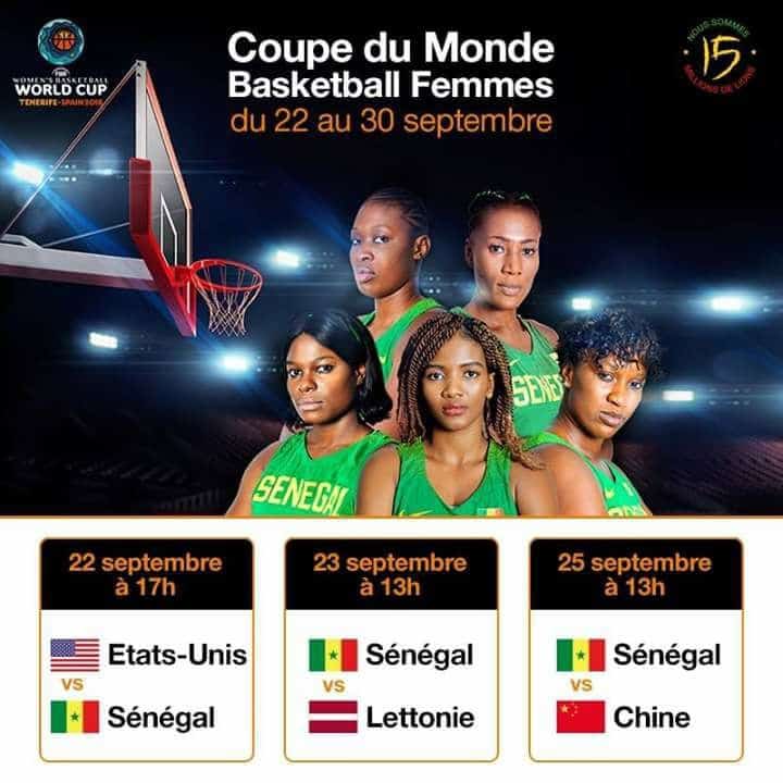 Mondial féminin 2018: Voici le programme de la poule des "Lionnes"