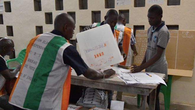 Les premiers résultats des élections locales en Côte d’Ivoire