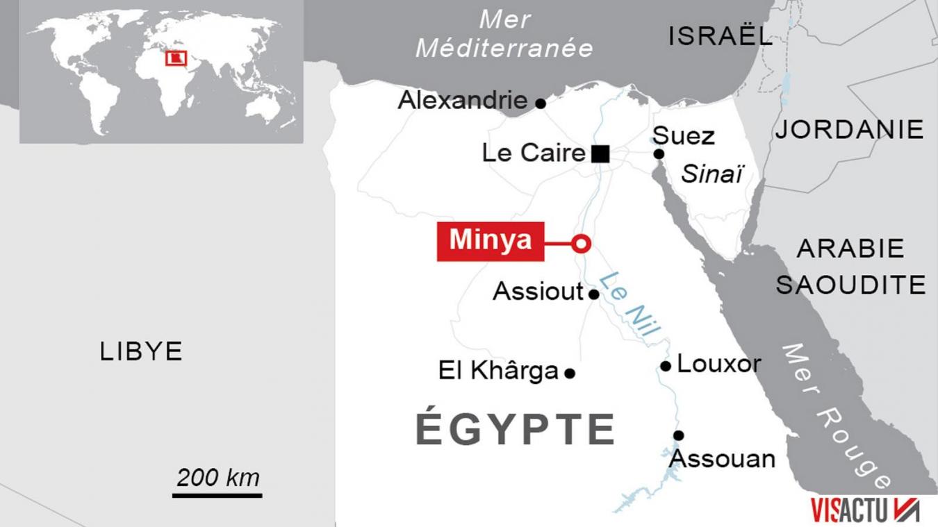 Egypte: sept morts dans une attaque contre un bus de fidèles coptes (Eglise)