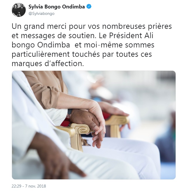 Gabon: la première dame, Sylvia Bongo, s’exprime pour la première fois depuis l’hospitalisation du président Ali Bongo