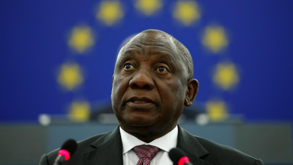 Devant le Parlement européen, le président sud-africain rend hommage à Mandela