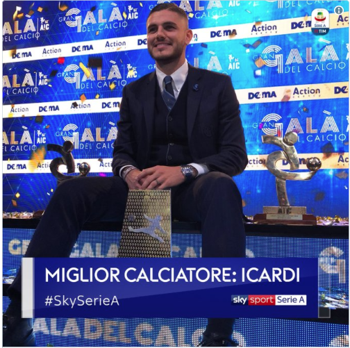 Italie : Icardi meilleur joueur en 2017-2018
