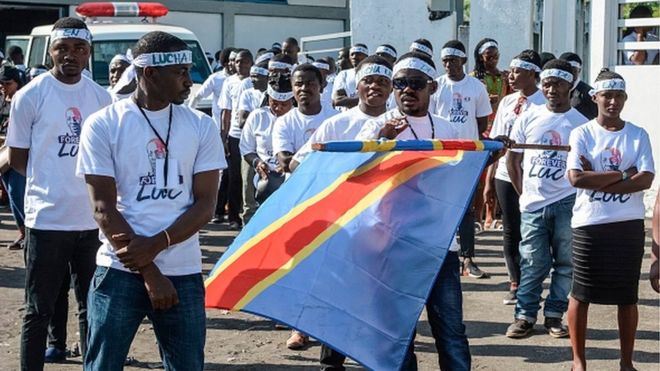 Sept activistes libérés en RDC