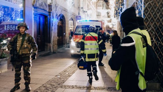 Trois morts dans la fusillade de Strasbourg
