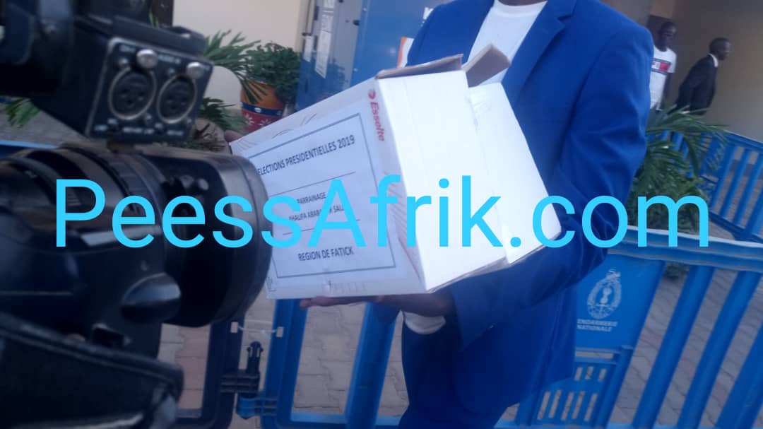 Conseil constitutionnel: Khalifa Sall a déposé ses listes de parrainages