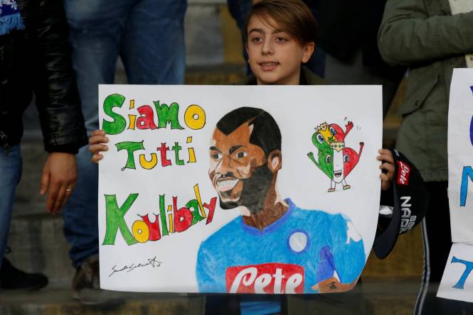 Koulibaly très ému par le geste des supporters Napolitains "Ce jour restera à jamais gravé dans mon coeur"