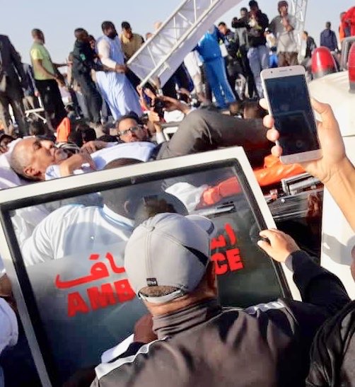 Mauritanie: Une Tribune chute pendant le discours du président Aziz