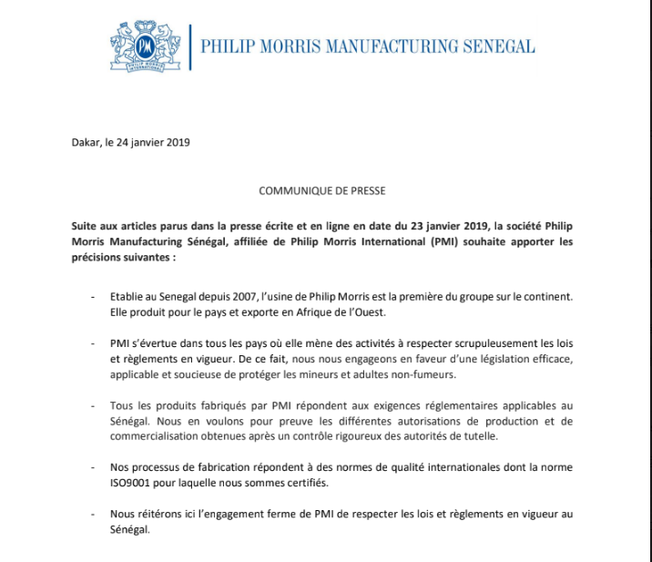 Industrie du tabac: Accusée de tricherie, Philip Morris réplique
