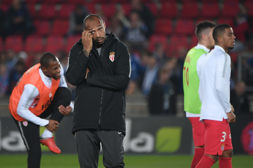 AS Monaco: Thierry Henry suspendu de ses fonctions d’entraîneur
