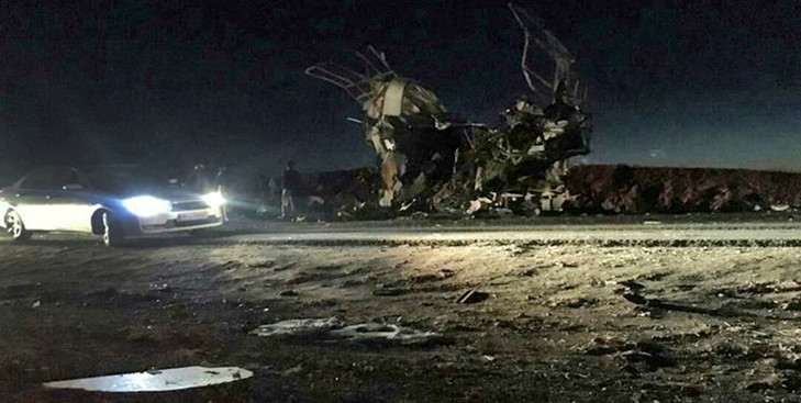 Urgent - Iran: un attentat-suicide contre un bus des Gardiens de la révolution fait 20 morts