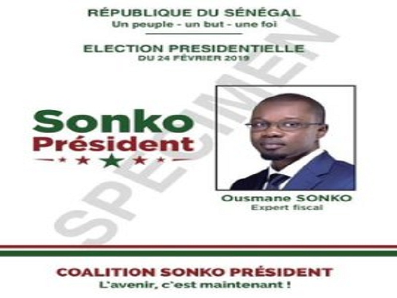 #Scrutin24Février2019: "les bulletins d’Ousmane Sonko remplacés par des Spécimen" (Cheikh Tidiane Dieye)